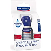 Hansaplast Apósito en spray- apósito transparente para una protección invisible- spray desinfectante- transpirable e…